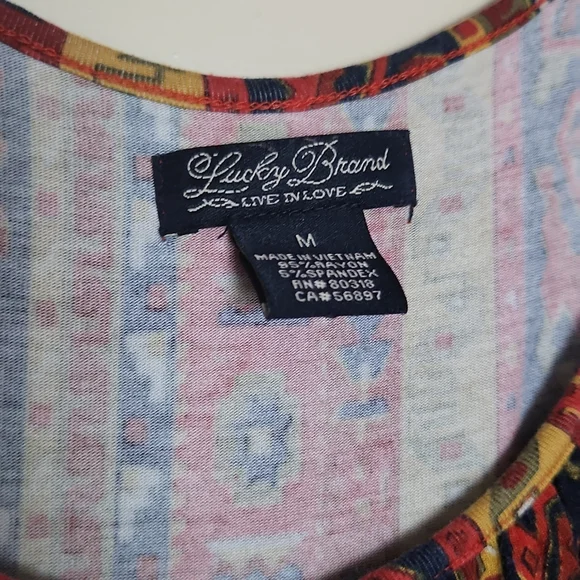 Lucky Brand Aztec Print Tank Dress - Picture 3 of 5